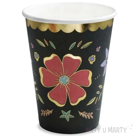 kubeczki papierowe dia de los muertos partydeco 220 ml 6 szt