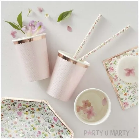 kubeczki papierowe ditsy floral ginger ray 260 ml 8 szt