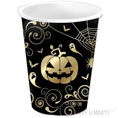 kubeczki papierowe dynia halloween guirca 240 ml 6 szt