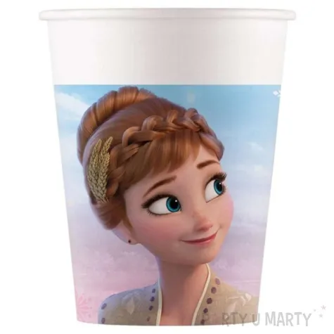 kubeczki papierowe frozen ii kraina lodu anna i elsa procos 200 ml 8 szt