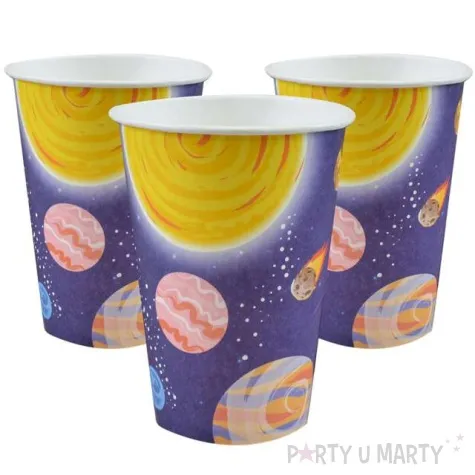 kubeczki papierowe galaxy granatowe arpex 200 ml 8 szt