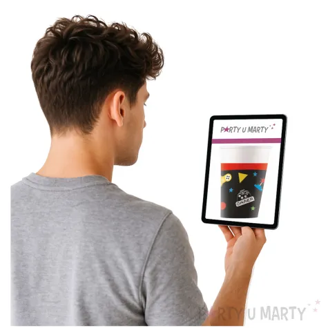 kubeczki papierowe gaming party procos 200 ml 8 szt