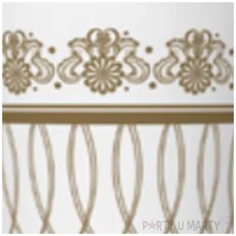 kubeczki papierowe gold ornament zlote maki 250 ml 8 szt