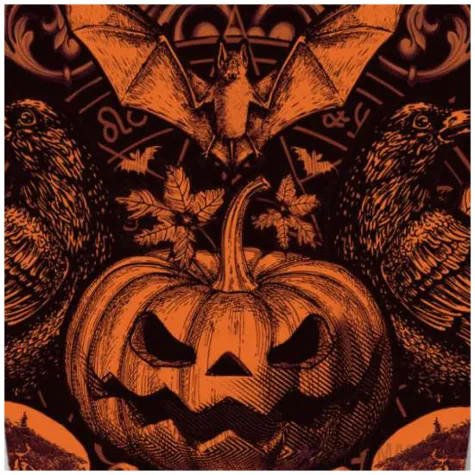 kubeczki papierowe gotyckie dynie halloween guirca 240 ml 6 szt