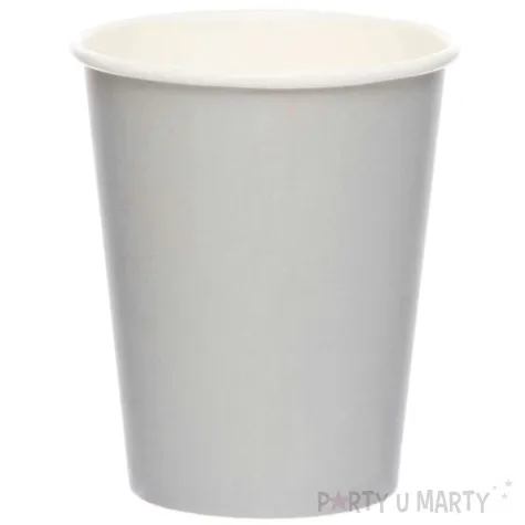 kubeczki papierowe graphite szary amscan 237 ml 8 szt