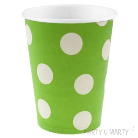 kubeczki papierowe groszki zielone godan 270 ml 6 szt