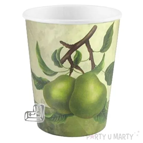 kubeczki papierowe gruszki 200 ml 6 szt