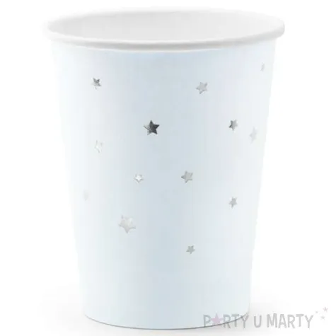 kubeczki papierowe gwiazdki partydeco 260 ml 6 szt