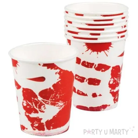 kubeczki papierowe halloween krew boland 250 ml 6 szt