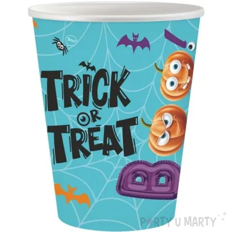 kubeczki papierowe halloween trick or treat godan 250 ml 6 szt