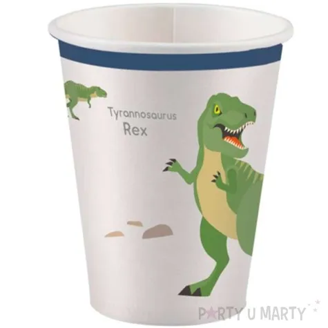 kubeczki papierowe happy dinosaur amscan 250ml 8 szt