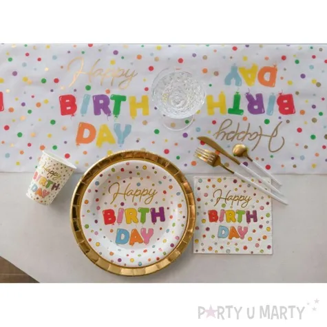 kubeczki papierowe happy kropki santex 270 ml 10 szt