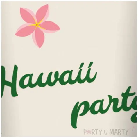 kubeczki papierowe hawaii party congee 250 ml 6 szt