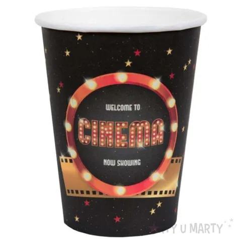 kubeczki papierowe hollywood santex 250 ml 10 szt