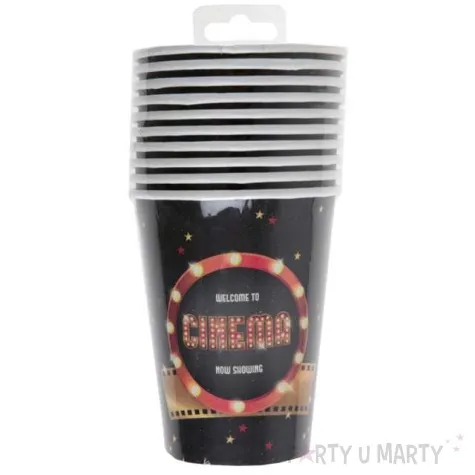 kubeczki papierowe hollywood santex 250 ml 10 szt