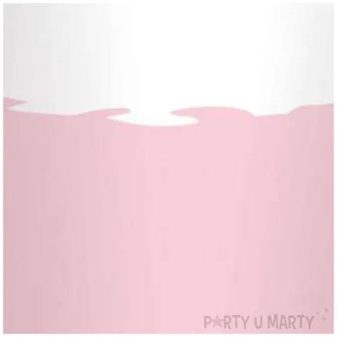 kubeczki papierowe impreza rozowo bialy amscan 250 ml 8 szt