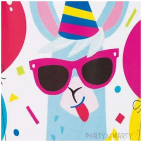 kubeczki papierowe imprezowa lama unique 266 ml 8 szt