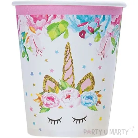 kubeczki papierowe jednorozec unicorn jix 230 ml 6 szt