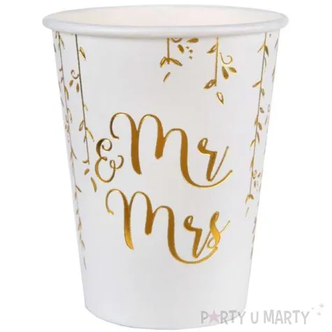 kubeczki papierowe just married santex 250 ml 10 szt