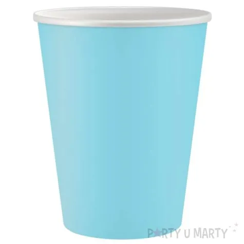 kubeczki papierowe klasyczne blekitne godan 250 ml 6 szt