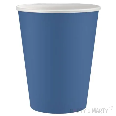 kubeczki papierowe klasyczne granatowe godan 250 ml 6 szt