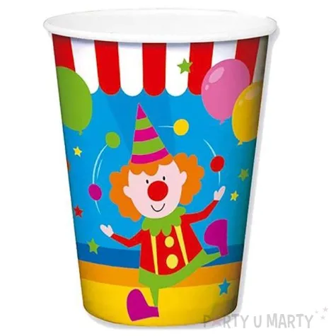 kubeczki papierowe klaun fyasa 220 ml 6 szt