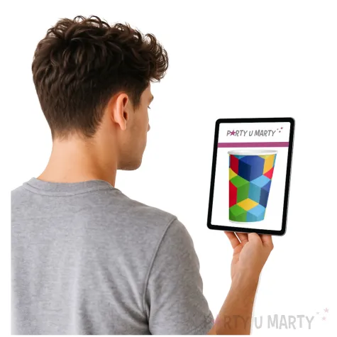 kubeczki papierowe klocki mix arpex 200 ml 8 szt