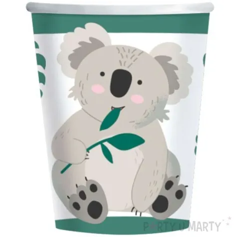kubeczki papierowe koala amscan 250 ml 8 szt