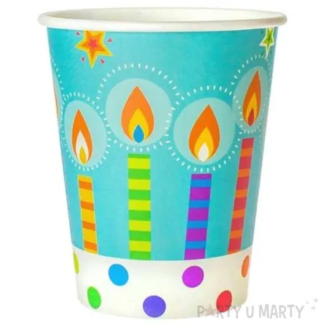 kubeczki papierowe kolorowy bal 270 ml 6 szt