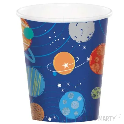 kubeczki papierowe kosmos blast off amscan 266 ml 8 szt