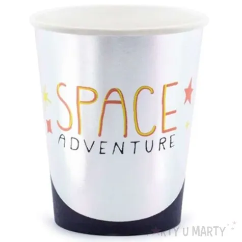 kubeczki papierowe kosmos partydeco 200 ml 6 szt
