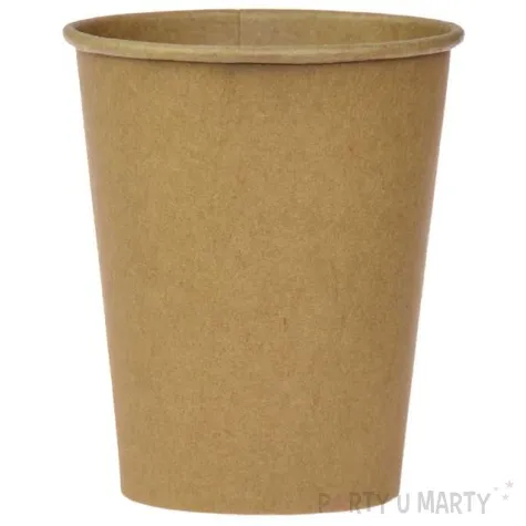 kubeczki papierowe kraft brazowe arpex 250 ml 6 szt