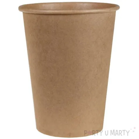 kubeczki papierowe kraft brazowe santex 250 ml 10 szt