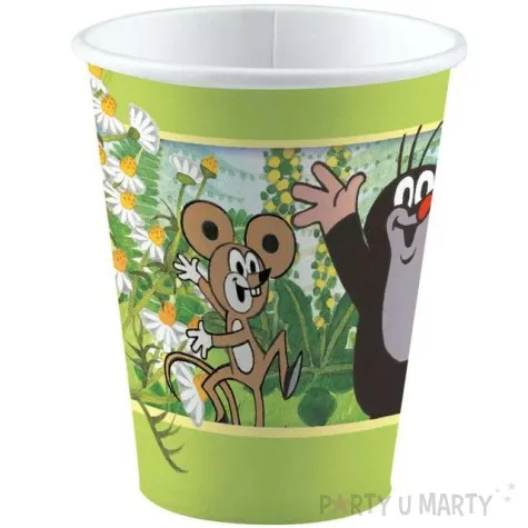 kubeczki papierowe krecik amscan 250 ml 8 szt