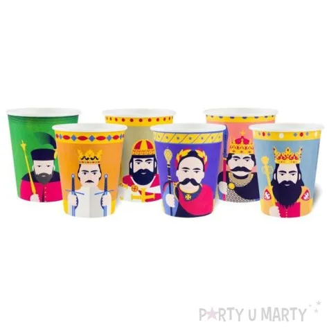 kubeczki papierowe krolewska impreza godan 200 ml 6 szt