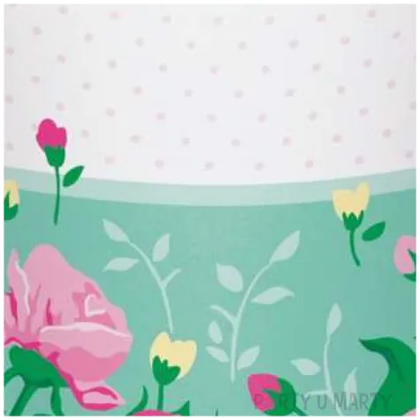 kubeczki papierowe kwiaty floral fairy godan 266 ml 8 szt