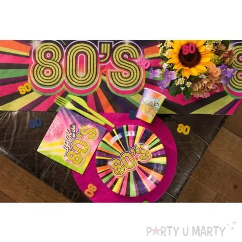 kubeczki papierowe lata 80 santex 250 ml 10 szt