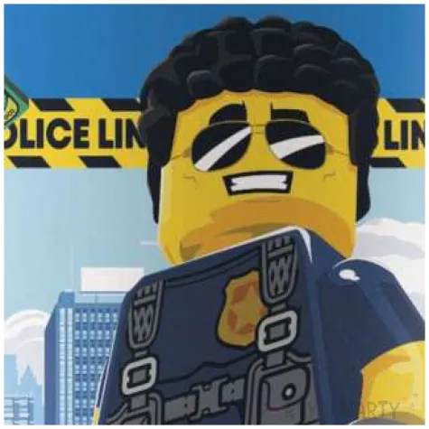 kubeczki papierowe lego city procos 200 ml 8 szt