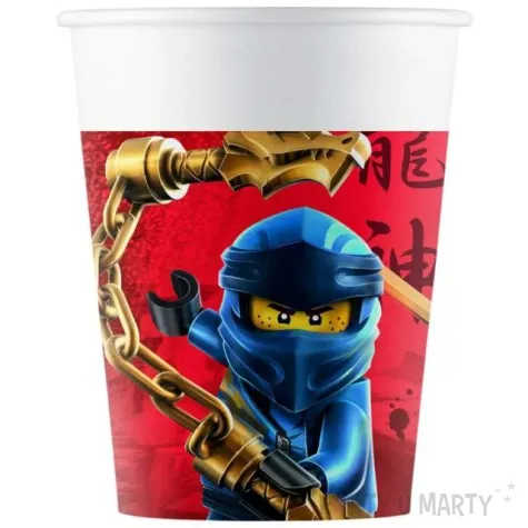 kubeczki papierowe lego ninjago procos 200 ml 8 szt