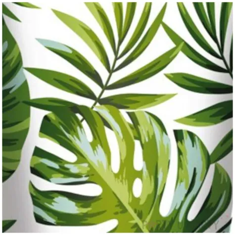 kubeczki papierowe liscie palmy i monstera guirca 240 ml 6 szt