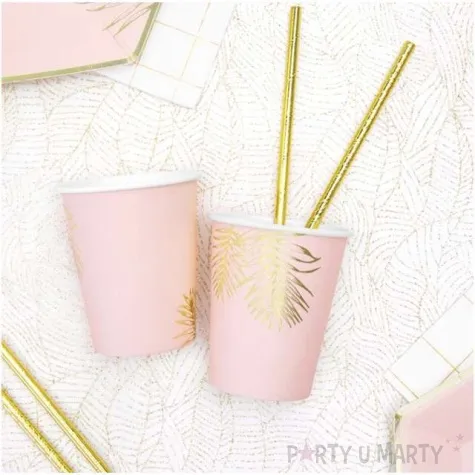 kubeczki papierowe liscie partydeco 220 ml 6 szt
