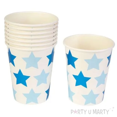 kubeczki papierowe little star blue neviti 200 ml 8 szt