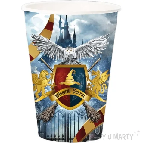 kubeczki papierowe magiczna szkola guirca 240ml 6szt