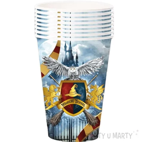 kubeczki papierowe magiczna szkola guirca 240ml 6szt