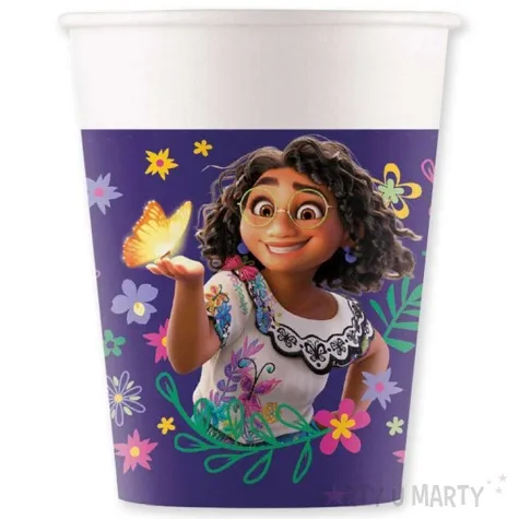 kubeczki papierowe magiczne encanto mirabel procos 200 ml 8 szt