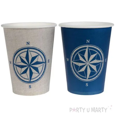 kubeczki papierowe marynarskie santex 250 ml 10 szt