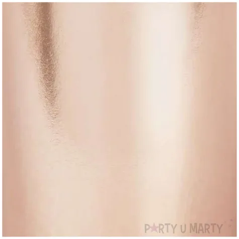 kubeczki papierowe metaliczne rozowe zloto partypal 220 ml 6 szt