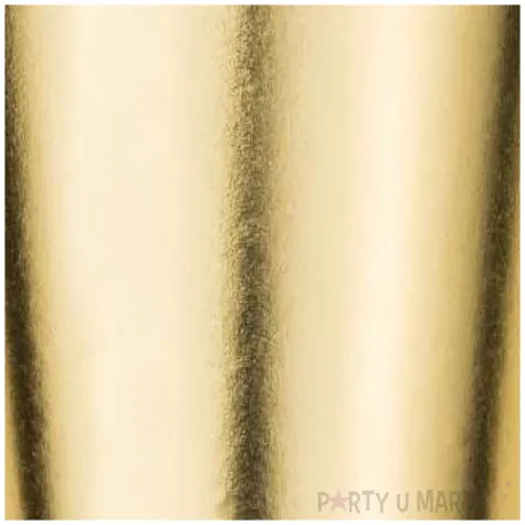 kubeczki papierowe metaliczne zlote czakos 180 ml 8 szt