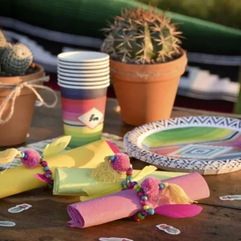 kubeczki papierowe mexico santex 250 ml 10 szt