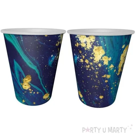 kubeczki papierowe midnight blue granatowe godan 240 ml 6 szt